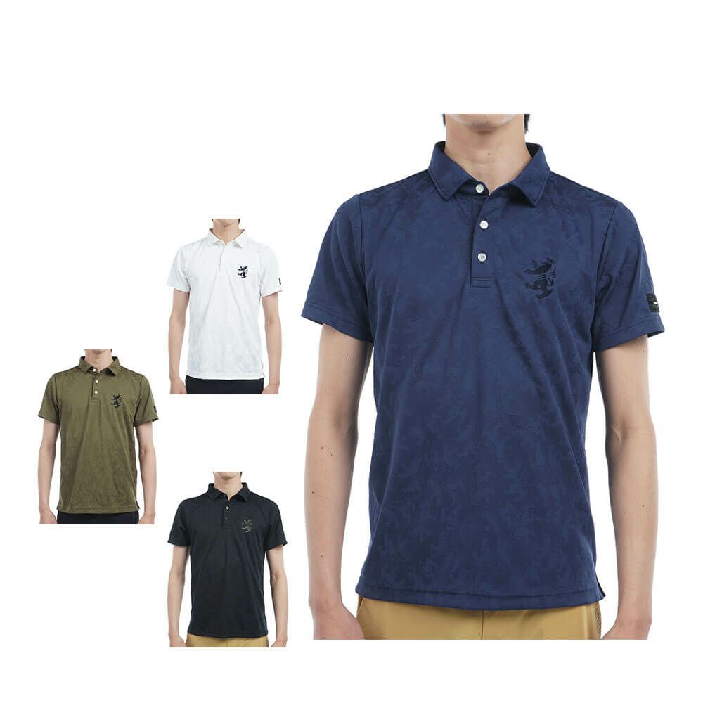 アドミラル Admiral　メンズ ランパント ジャガード 半袖 ポロシャツ ADMA513　2025年モデル