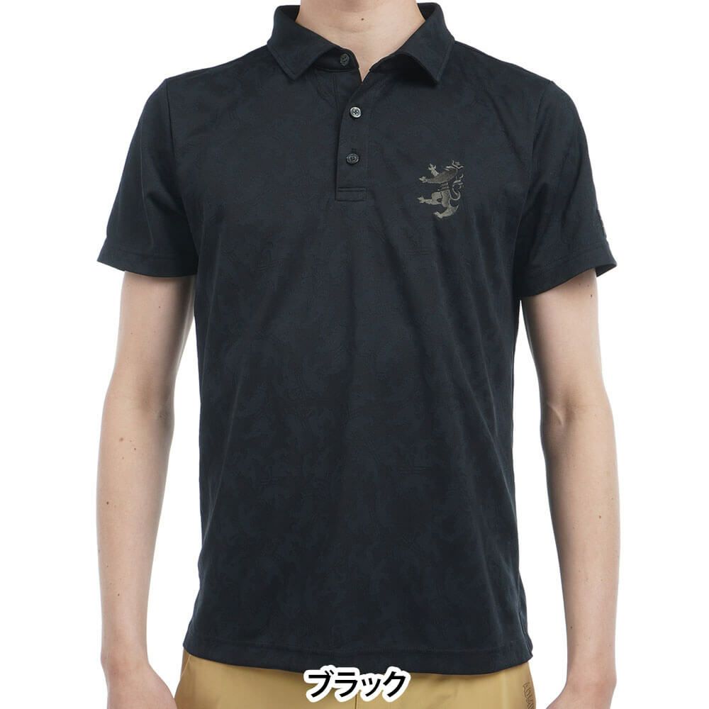 アドミラル Admiral　メンズ ランパント ジャガード 半袖 ポロシャツ ADMA513　2025年モデル 詳細5