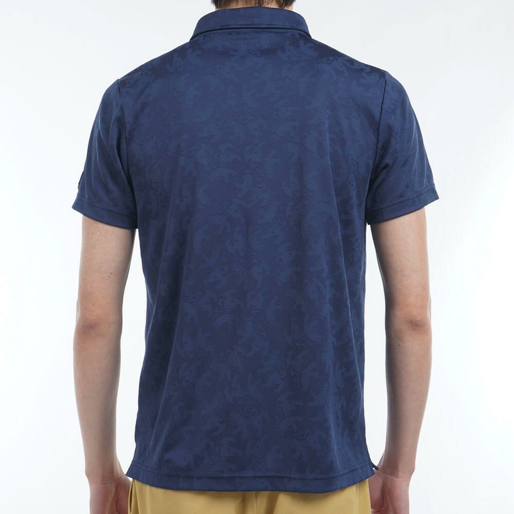 アドミラル Admiral　メンズ ランパント ジャガード 半袖 ポロシャツ ADMA513　2025年モデル 詳細9