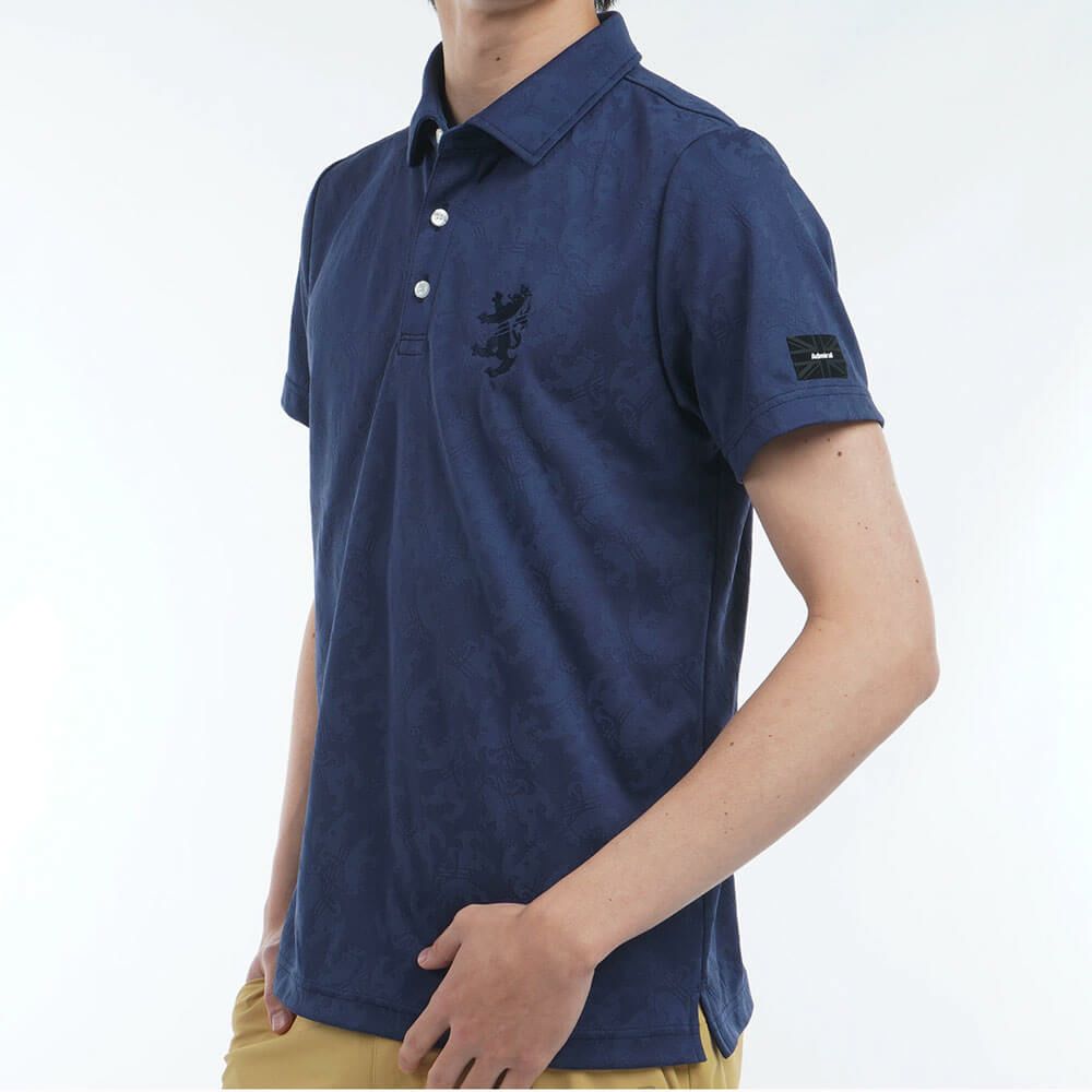 アドミラル Admiral　メンズ ランパント ジャガード 半袖 ポロシャツ ADMA513　2025年モデル 詳細10