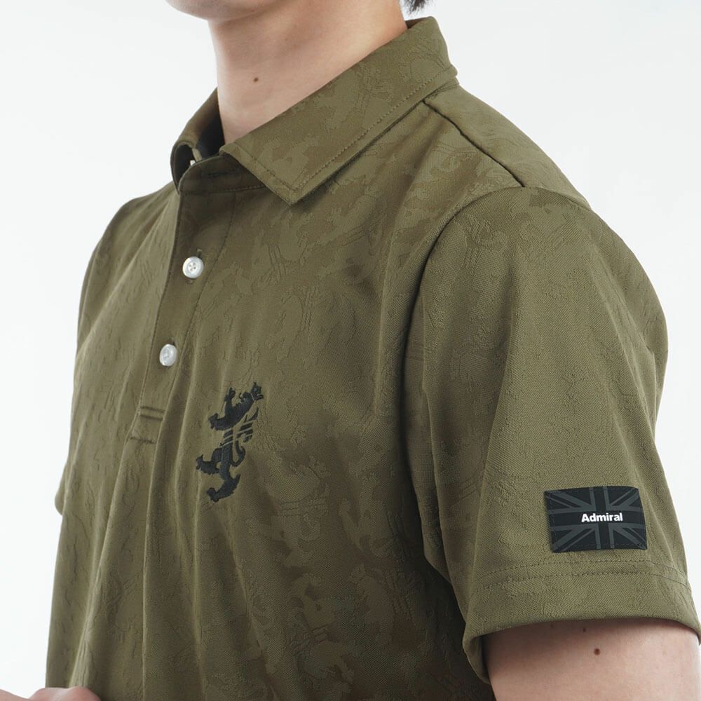 アドミラル Admiral　メンズ ランパント ジャガード 半袖 ポロシャツ ADMA513　2025年モデル 詳細14