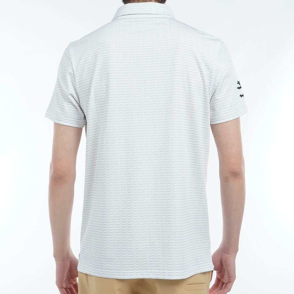 アドミラル Admiral　メンズ 小紋柄 プリント 半袖 ポロシャツ ADMA515　2025年モデル 詳細3