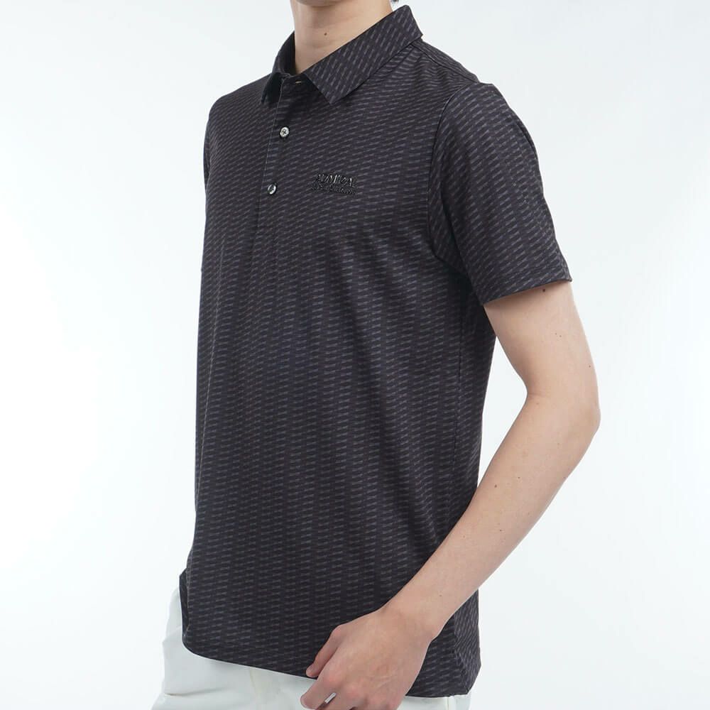 アドミラル Admiral　メンズ 小紋柄 プリント 半袖 ポロシャツ ADMA515　2025年モデル 詳細7