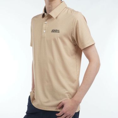 アドミラル Admiral　メンズ 小紋柄 プリント 半袖 ポロシャツ ADMA515　2025年モデル 詳細10