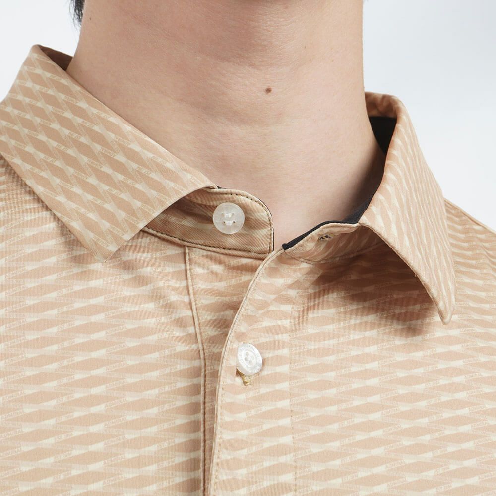 アドミラル Admiral　メンズ 小紋柄 プリント 半袖 ポロシャツ ADMA515　2025年モデル 詳細11