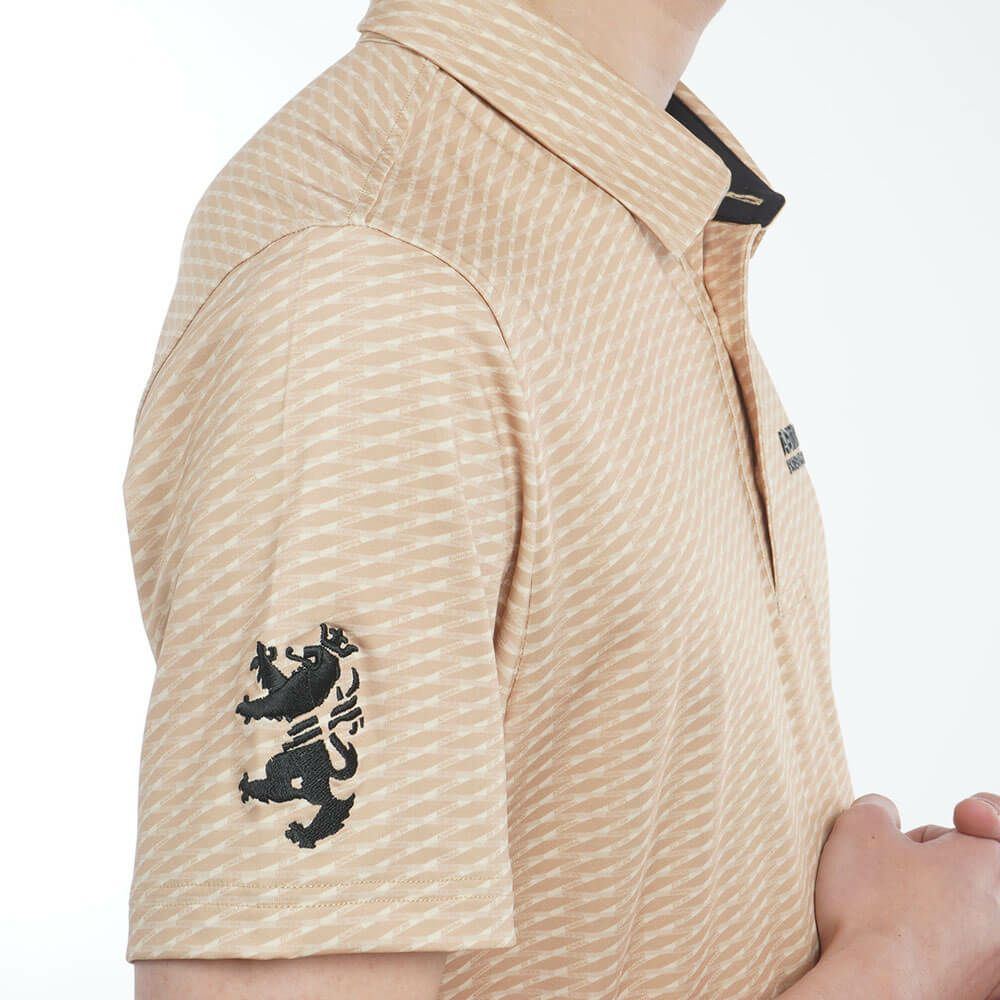 アドミラル Admiral　メンズ 小紋柄 プリント 半袖 ポロシャツ ADMA515　2025年モデル 詳細12