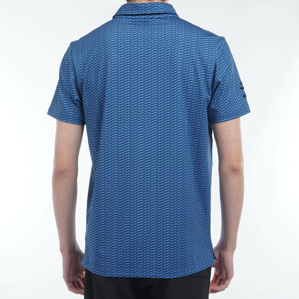 アドミラル Admiral　メンズ 小紋柄 プリント 半袖 ポロシャツ ADMA515　2025年モデル 詳細15