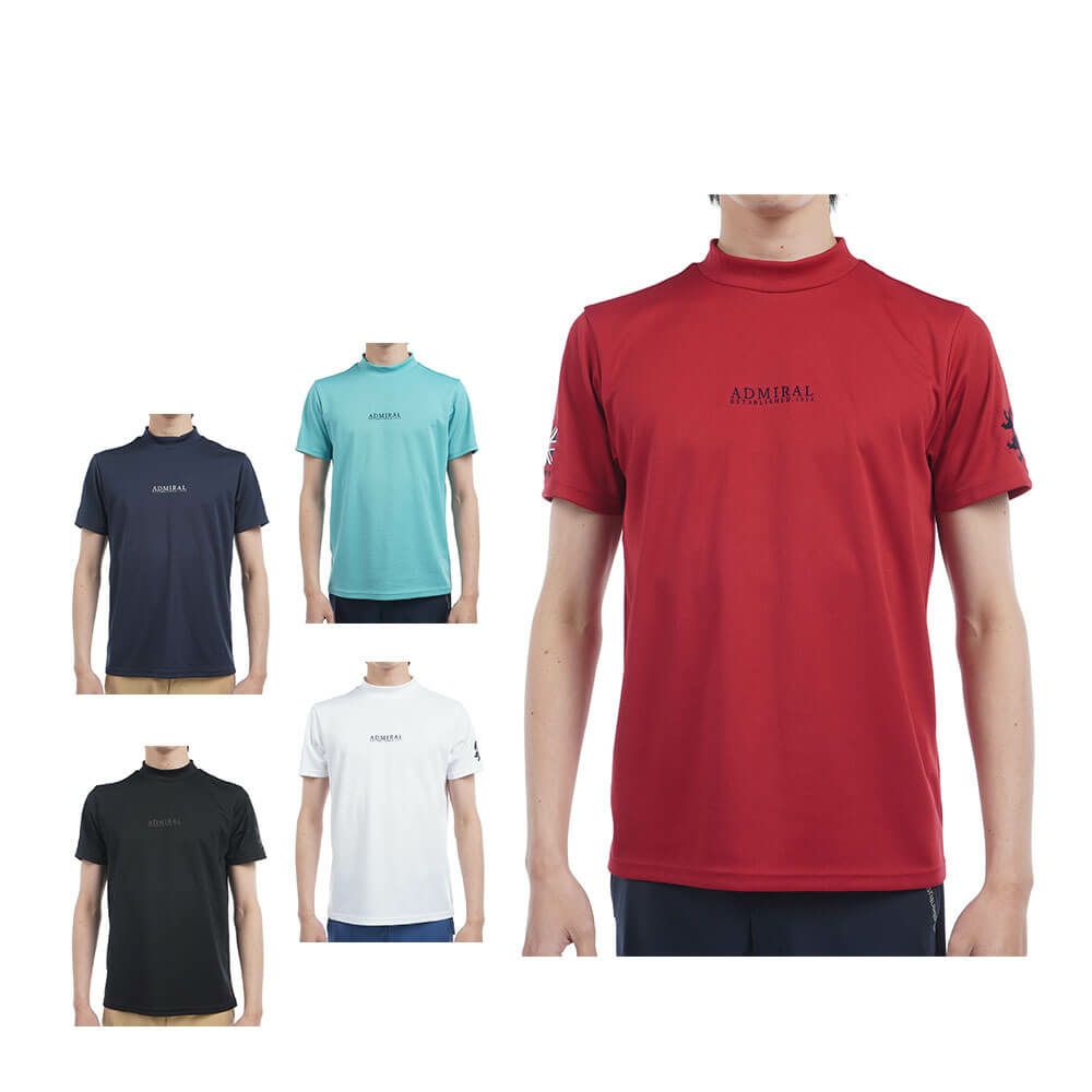 アドミラル Admiral メンズ フラッグ 半袖 モックネックシャツ ADMA516