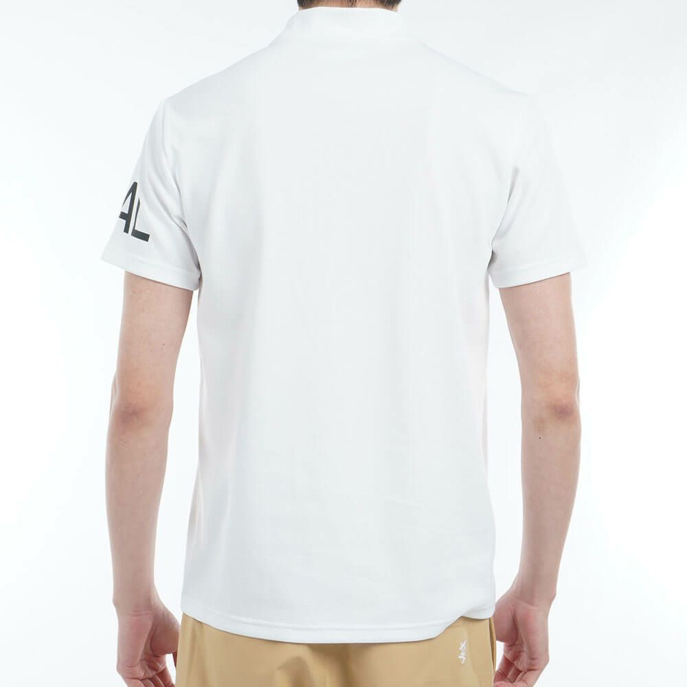 アドミラル Admiral　メンズ CARAT ビッグロゴ 半袖 モックネックシャツ ADMA518　2025年モデル 詳細3