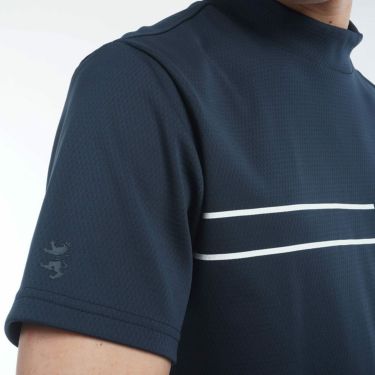 アドミラル Admiral　メンズ CARAT ビッグロゴ 半袖 モックネックシャツ ADMA518　2025年モデル 詳細12