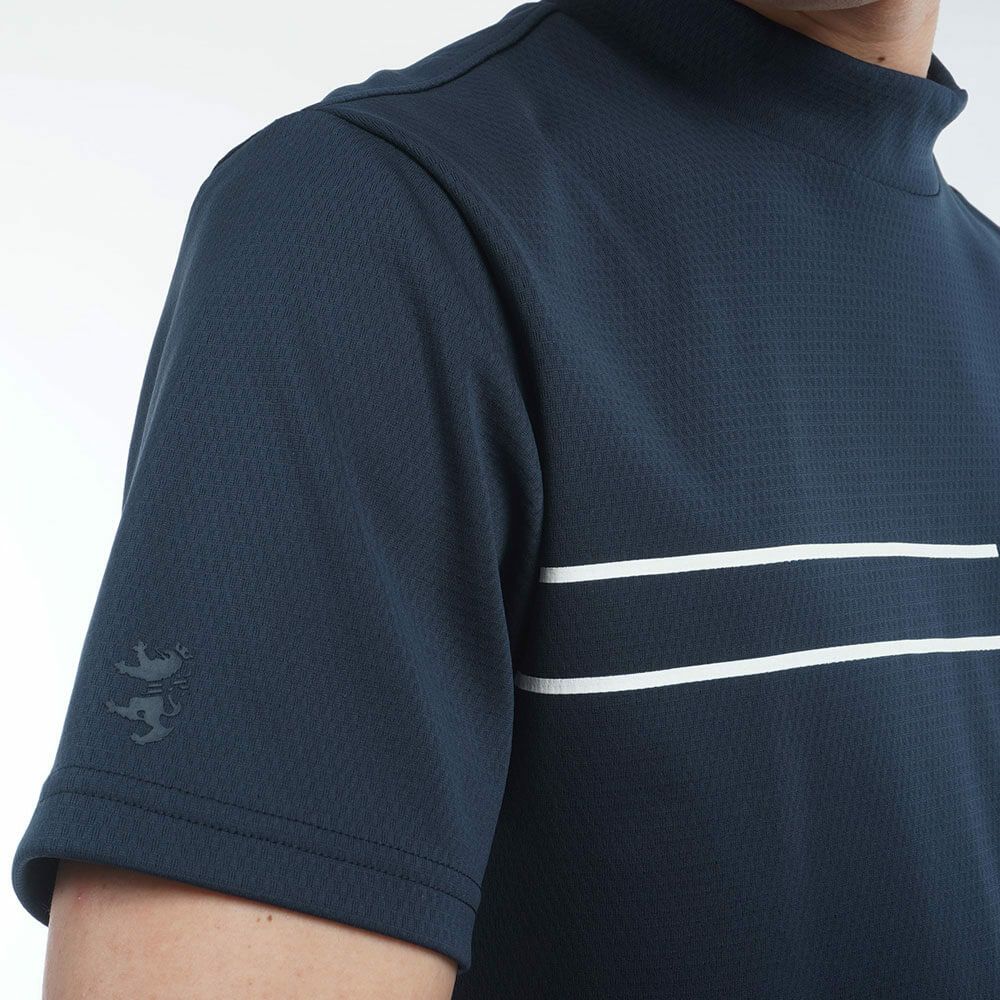 アドミラル Admiral　メンズ CARAT ビッグロゴ 半袖 モックネックシャツ ADMA518　2025年モデル 詳細12