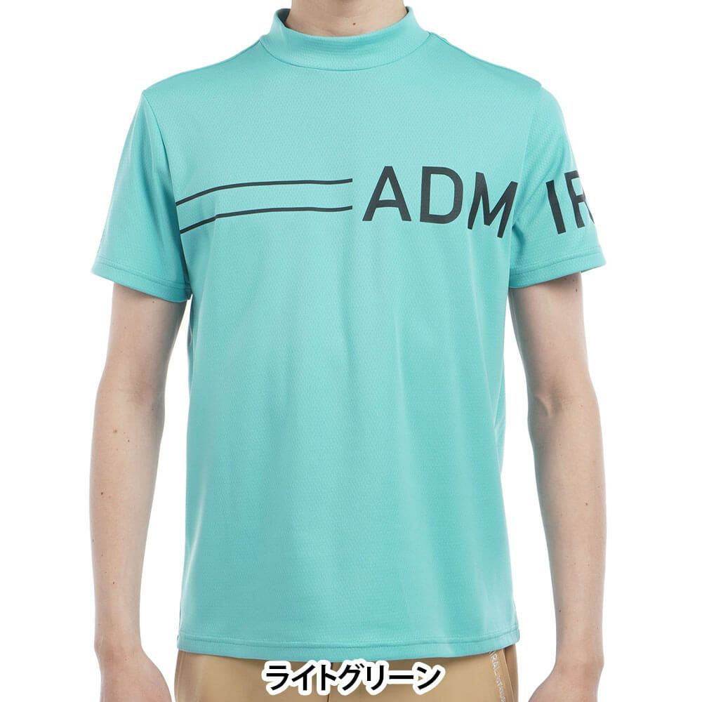 アドミラル Admiral　メンズ CARAT ビッグロゴ 半袖 モックネックシャツ ADMA518　2025年モデル 詳細17