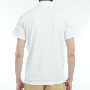 アドミラル Admiral　メンズ モノグラムプリント スパッシー 半袖 ポロシャツ ADMA526　2025年モデル 詳細3