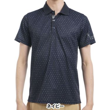 アドミラル Admiral　メンズ モノグラムプリント スパッシー 半袖 ポロシャツ ADMA526　2025年モデル 詳細5