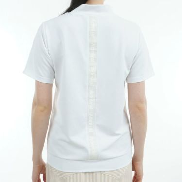 アドミラル Admiral　レディース ミニワッフル エンボスロゴ 半袖 モックネックシャツ ADLA506　2025年モデル 詳細3