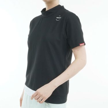アドミラル Admiral　レディース ミニワッフル エンボスロゴ 半袖 モックネックシャツ ADLA506　2025年モデル 詳細7
