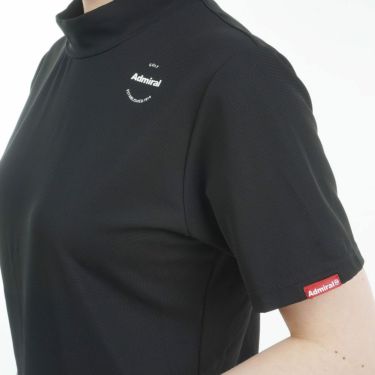 アドミラル Admiral　レディース ミニワッフル エンボスロゴ 半袖 モックネックシャツ ADLA506　2025年モデル 詳細9