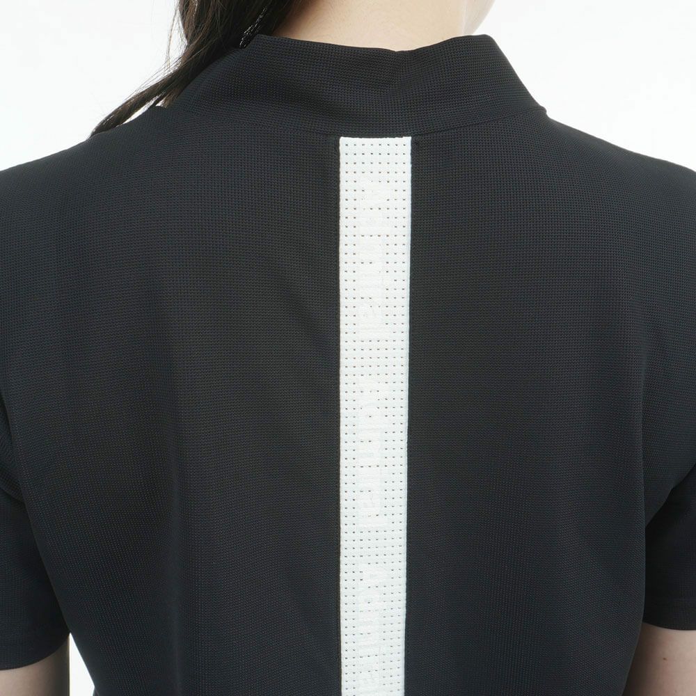 アドミラル Admiral　レディース ミニワッフル エンボスロゴ 半袖 モックネックシャツ ADLA506　2025年モデル 詳細10