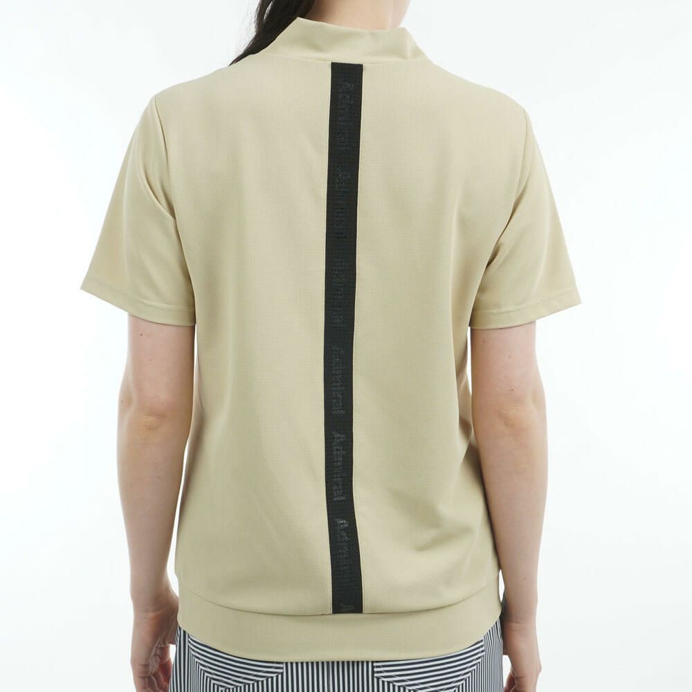 アドミラル Admiral　レディース ミニワッフル エンボスロゴ 半袖 モックネックシャツ ADLA506　2025年モデル 詳細14