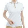 アドミラル Admiral　レディース ロゴジャガード 半袖 ポロシャツ ADLA508　2025年モデル 詳細2