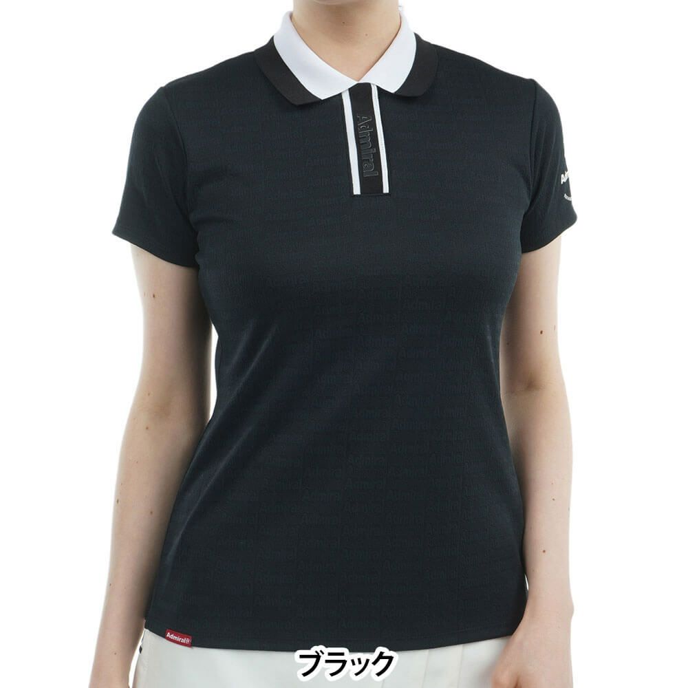 アドミラル Admiral　レディース ロゴジャガード 半袖 ポロシャツ ADLA508　2025年モデル 詳細5