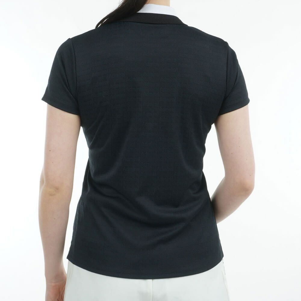 アドミラル Admiral　レディース ロゴジャガード 半袖 ポロシャツ ADLA508　2025年モデル 詳細6