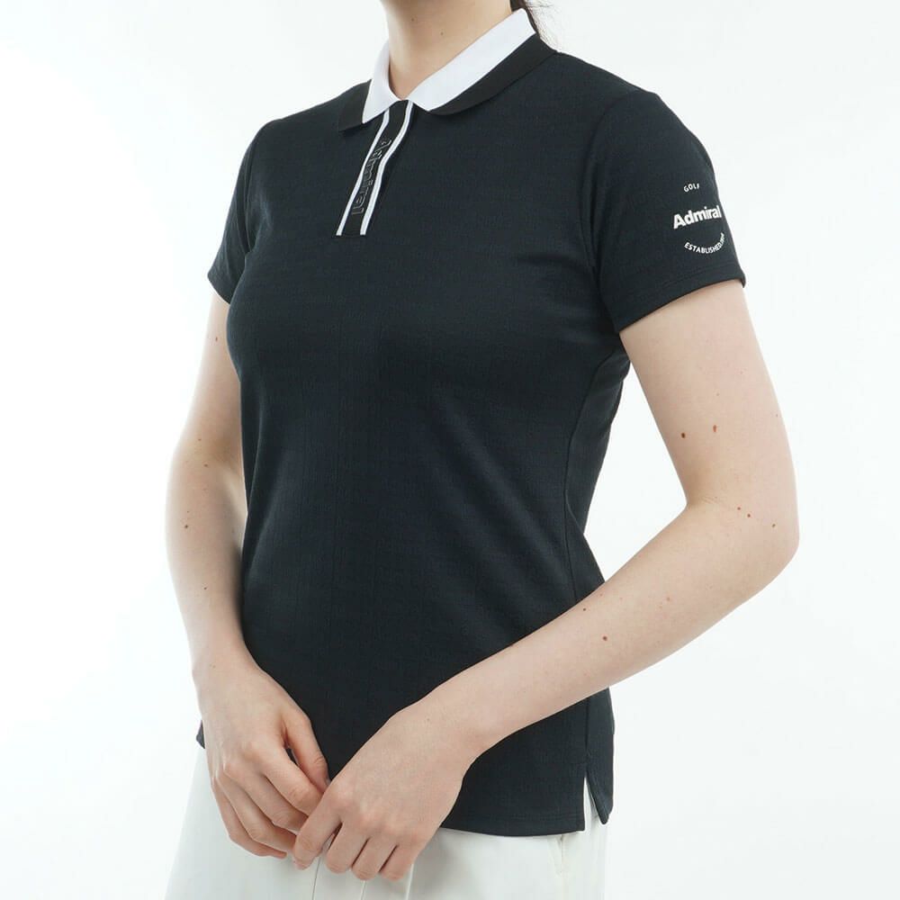 アドミラル Admiral　レディース ロゴジャガード 半袖 ポロシャツ ADLA508　2025年モデル 詳細7