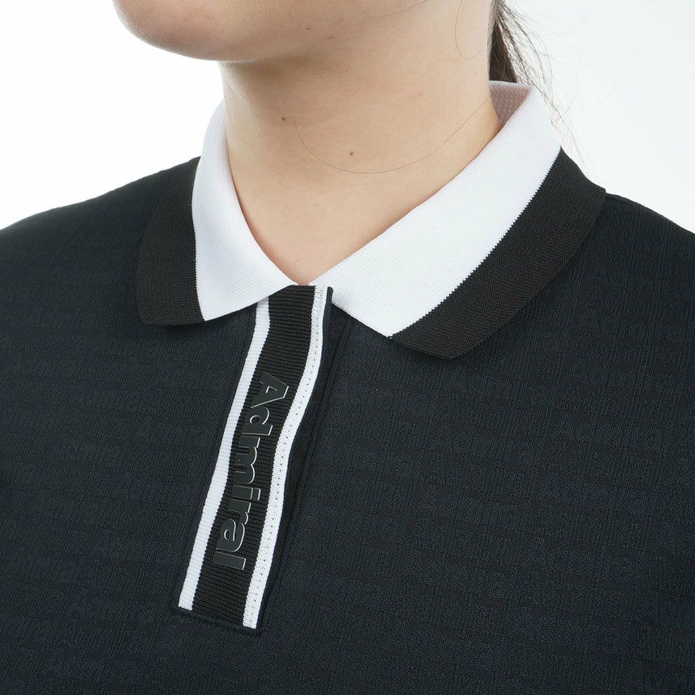 アドミラル Admiral　レディース ロゴジャガード 半袖 ポロシャツ ADLA508　2025年モデル 詳細8