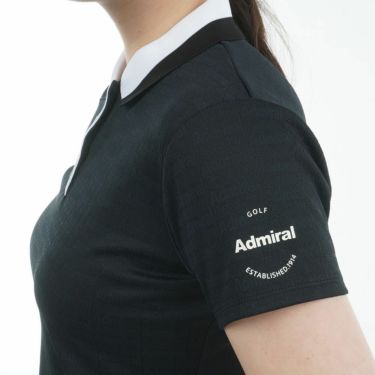 アドミラル Admiral　レディース ロゴジャガード 半袖 ポロシャツ ADLA508　2025年モデル 詳細10