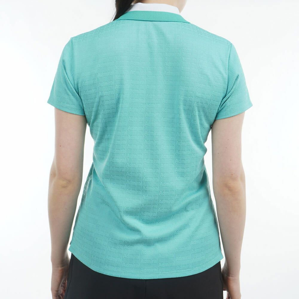 アドミラル Admiral　レディース ロゴジャガード 半袖 ポロシャツ ADLA508　2025年モデル 詳細14