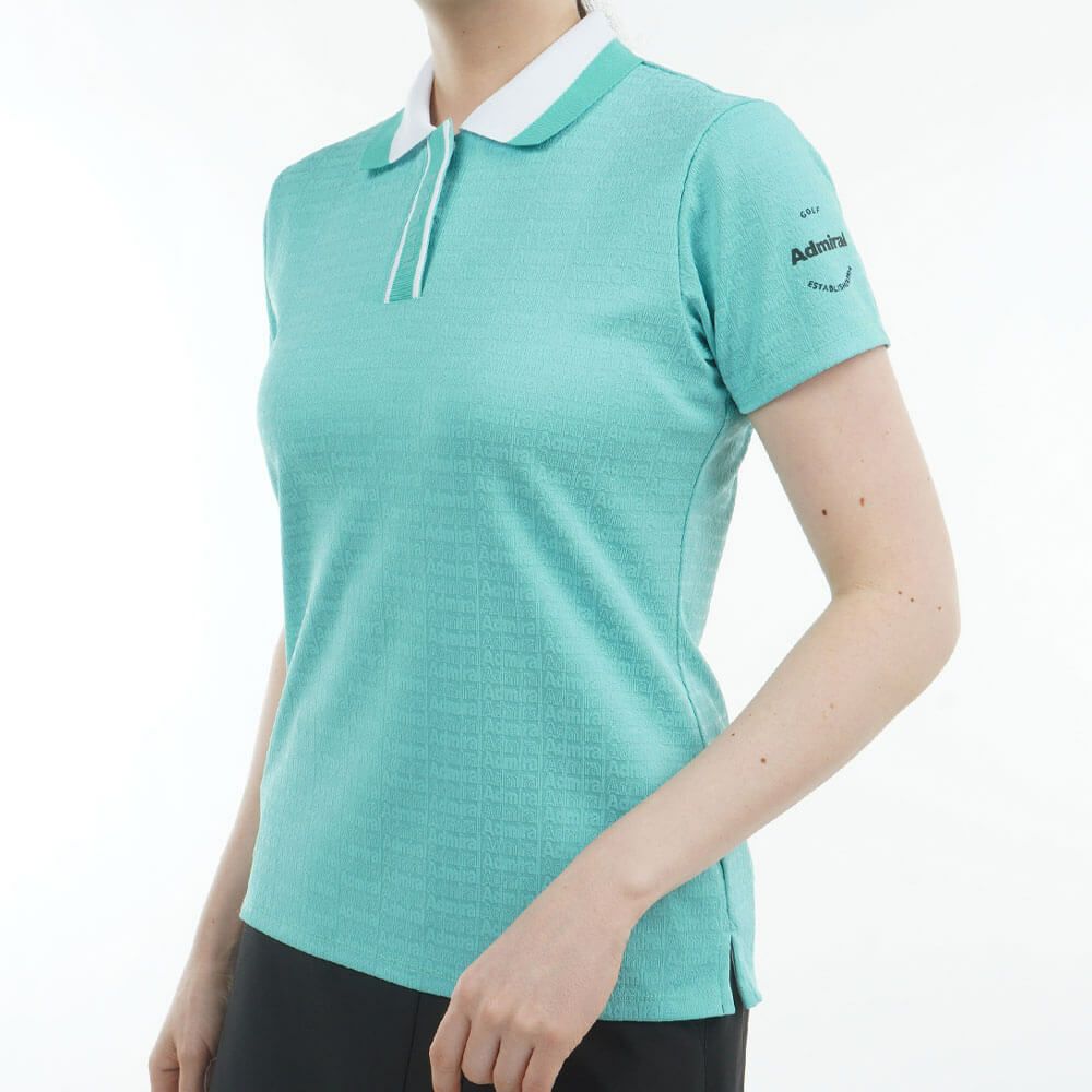 アドミラル Admiral　レディース ロゴジャガード 半袖 ポロシャツ ADLA508　2025年モデル 詳細15