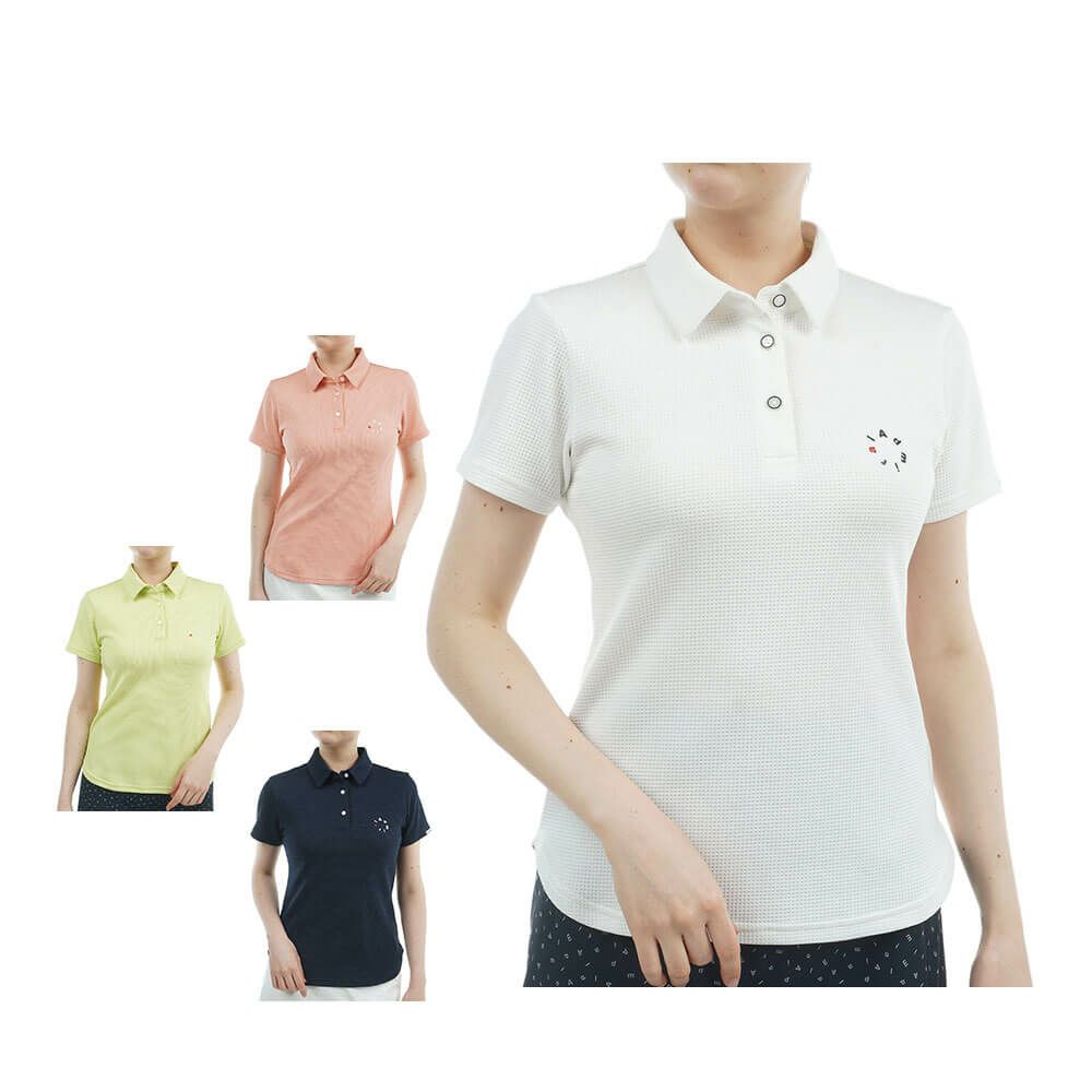 アドミラル Admiral　レディース 接触冷感 ワンポイント 半袖 ポロシャツ ADLA525　2025年モデル