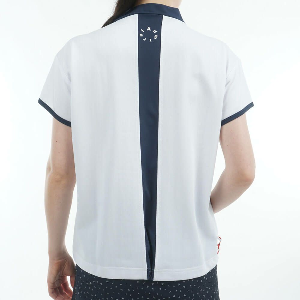 アドミラル Admiral　レディース ドロストヘム カノコ 半袖 モックネックシャツ ADLA527　2025年モデル 詳細3