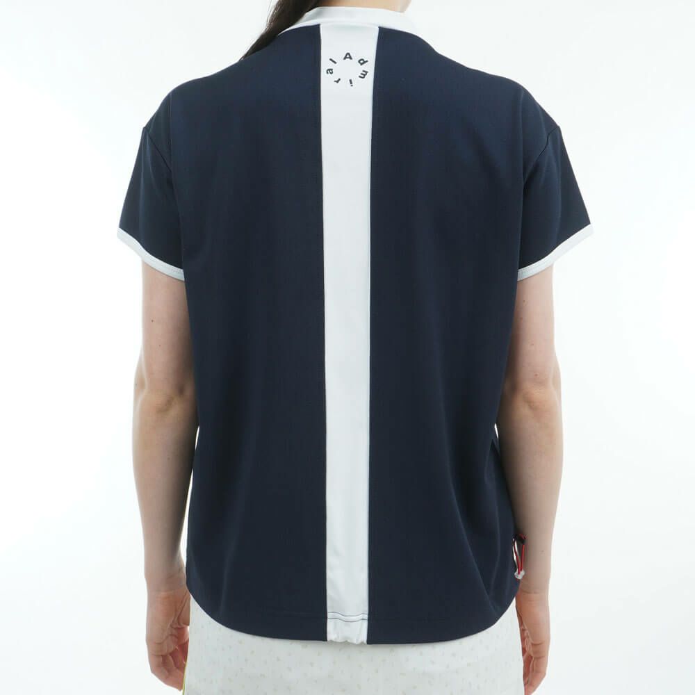 アドミラル Admiral　レディース ドロストヘム カノコ 半袖 モックネックシャツ ADLA527　2025年モデル 詳細6