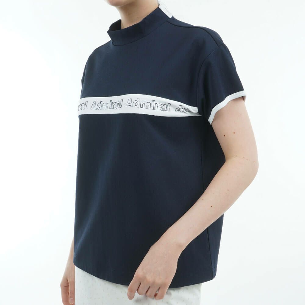 アドミラル Admiral　レディース ドロストヘム カノコ 半袖 モックネックシャツ ADLA527　2025年モデル 詳細7