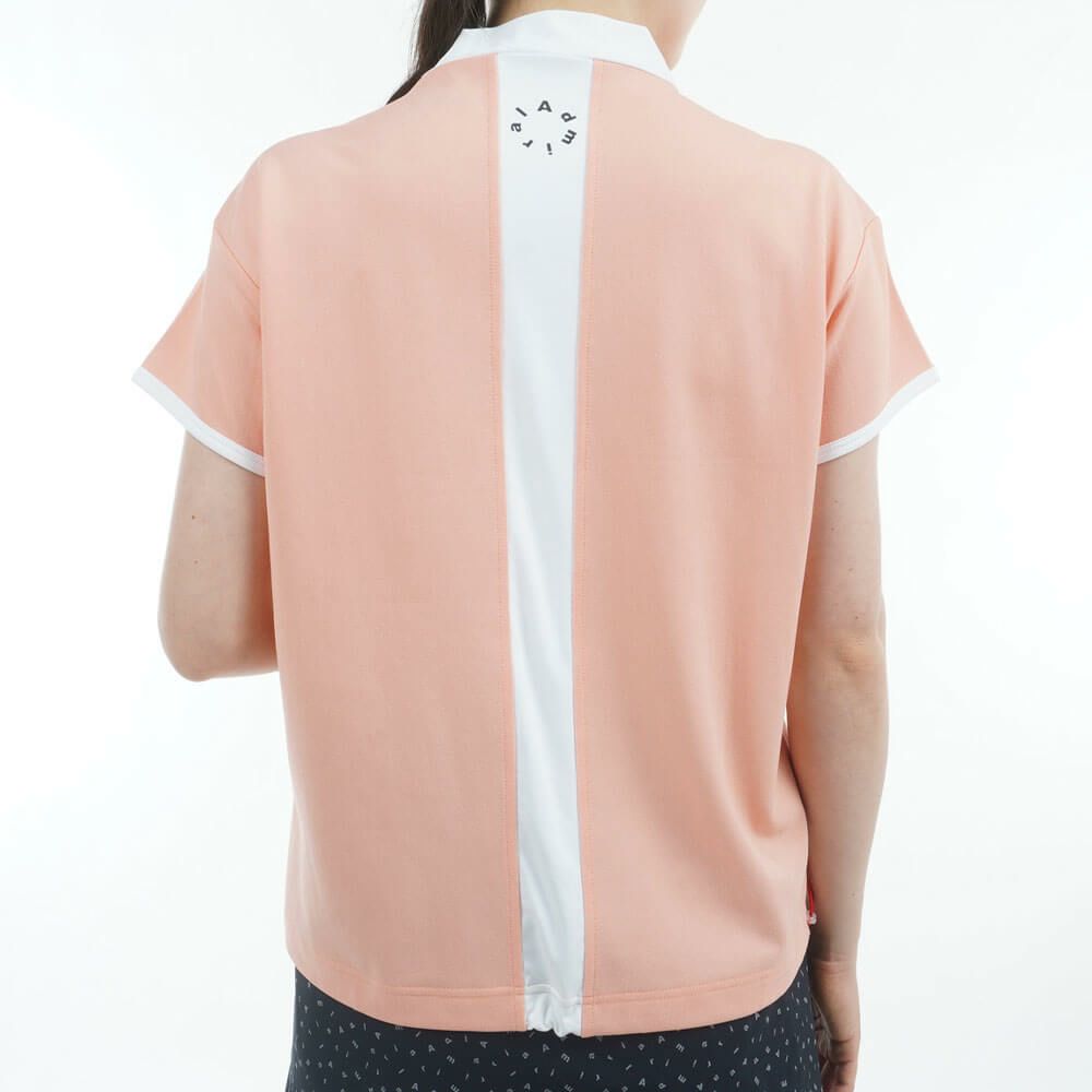 アドミラル Admiral　レディース ドロストヘム カノコ 半袖 モックネックシャツ ADLA527　2025年モデル 詳細12