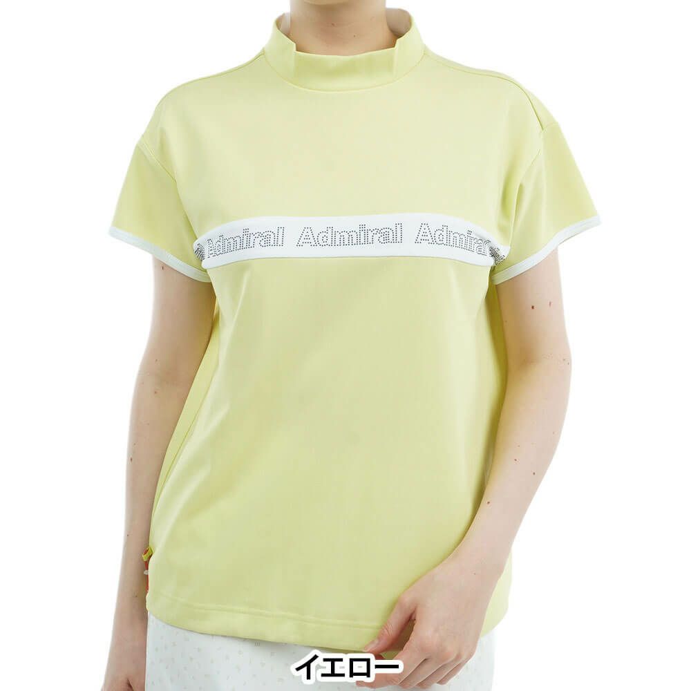 アドミラル Admiral　レディース ドロストヘム カノコ 半袖 モックネックシャツ ADLA527　2025年モデル 詳細14