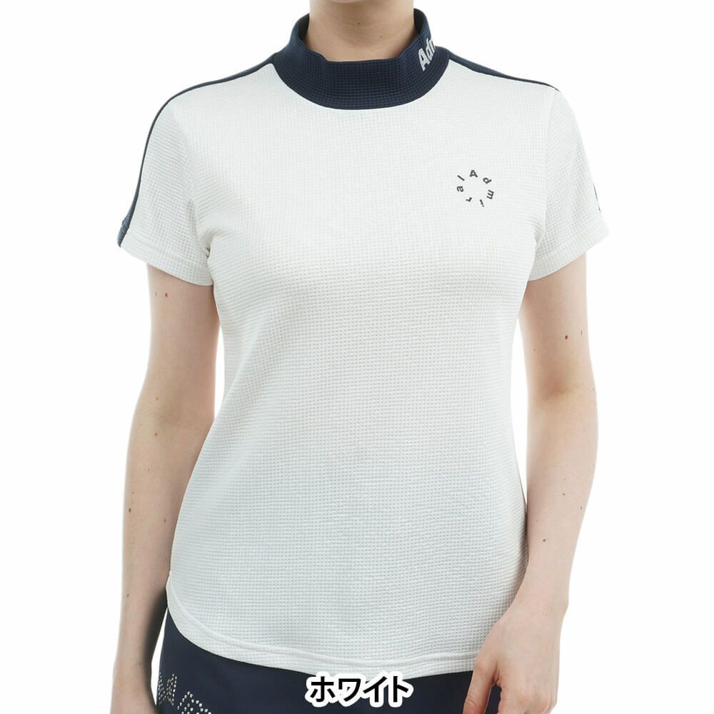 アドミラル Admiral　レディース 接触冷感 ジオメタロゴ 半袖 モックネックシャツ ADLA529　2025年モデル 詳細2