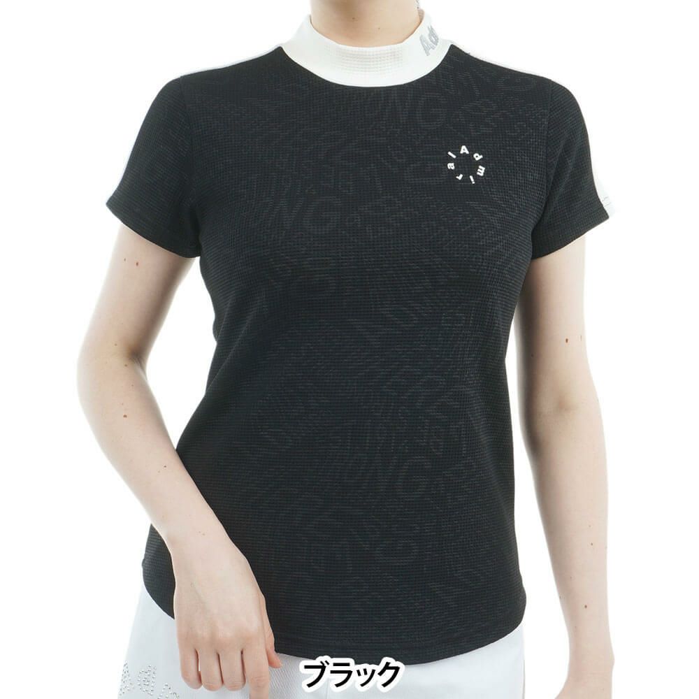 アドミラル Admiral　レディース 接触冷感 ジオメタロゴ 半袖 モックネックシャツ ADLA529　2025年モデル 詳細5