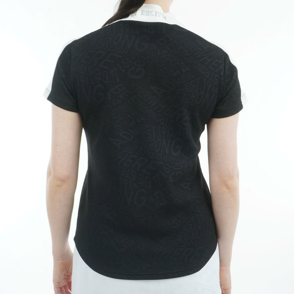 アドミラル Admiral　レディース 接触冷感 ジオメタロゴ 半袖 モックネックシャツ ADLA529　2025年モデル 詳細6