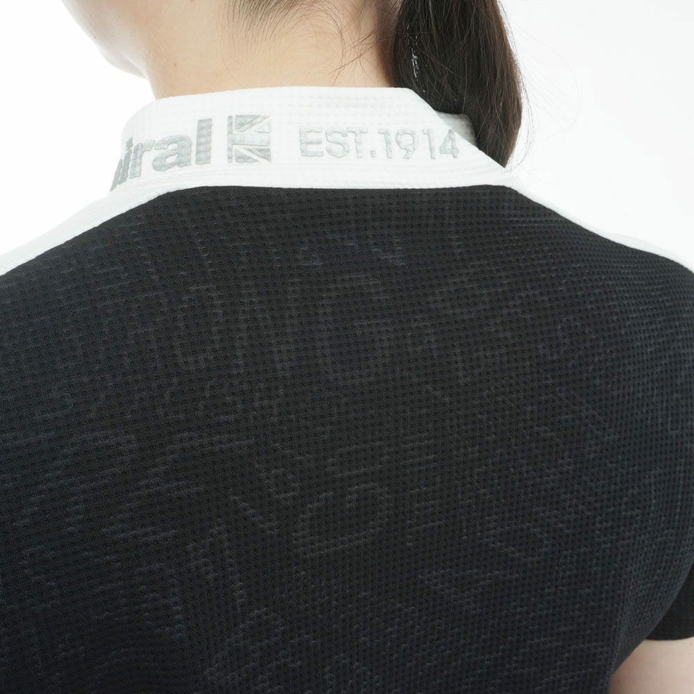 アドミラル Admiral　レディース 接触冷感 ジオメタロゴ 半袖 モックネックシャツ ADLA529　2025年モデル 詳細9