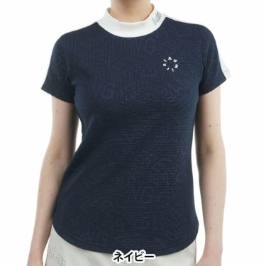 アドミラル Admiral　レディース 接触冷感 ジオメタロゴ 半袖 モックネックシャツ ADLA529　2025年モデル 詳細12