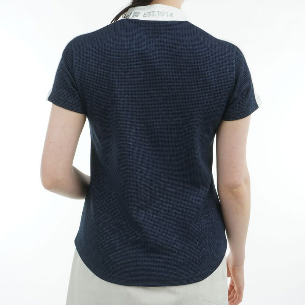 アドミラル Admiral　レディース 接触冷感 ジオメタロゴ 半袖 モックネックシャツ ADLA529　2025年モデル 詳細13