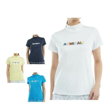 アドミラル Admiral　レディース CARAT ドライ 半袖 モックネックシャツ ADLA532　2025年モデル