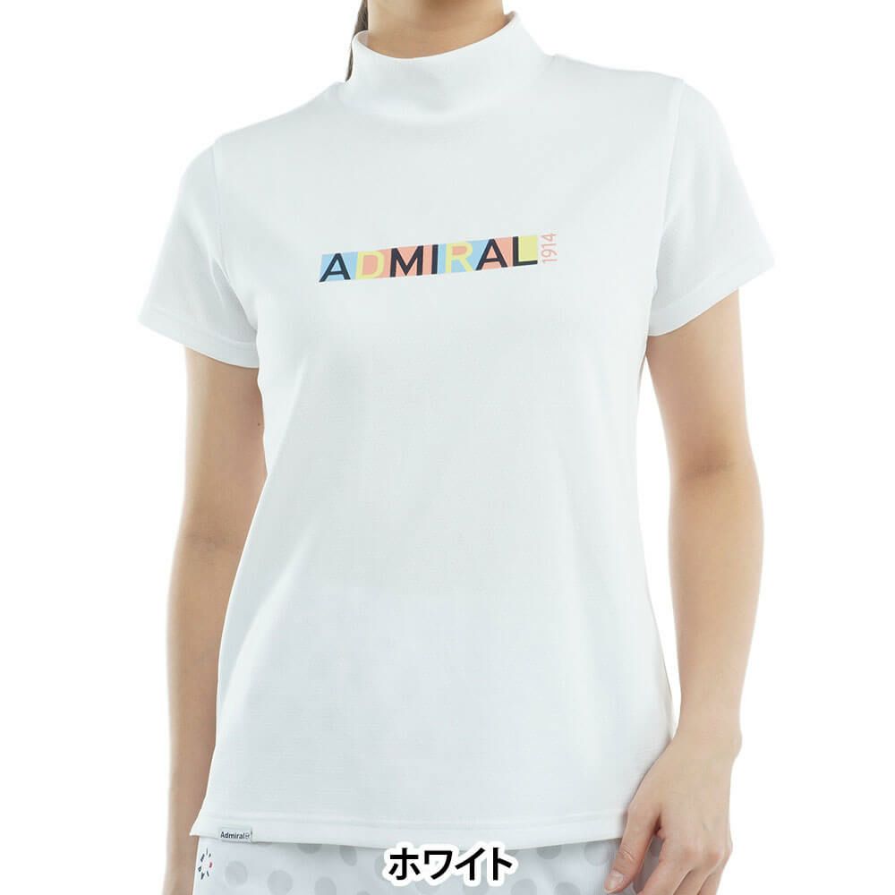 アドミラル Admiral　レディース CARAT ドライ 半袖 モックネックシャツ ADLA532　2025年モデル 詳細2