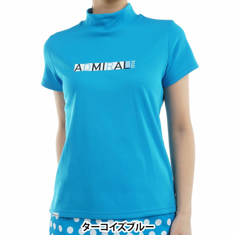 アドミラル Admiral　レディース CARAT ドライ 半袖 モックネックシャツ ADLA532　2025年モデル 詳細8