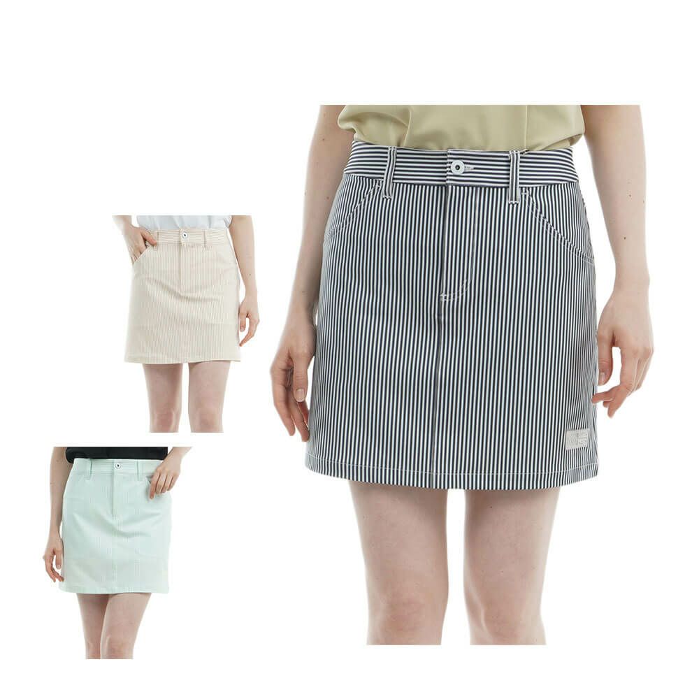 アドミラル Admiral　レディース 4WAY ツイル ストライプ スカート ADLA509　2025年モデル