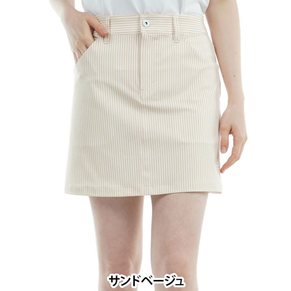 アドミラル Admiral　レディース 4WAY ツイル ストライプ スカート ADLA509　2025年モデル 詳細2