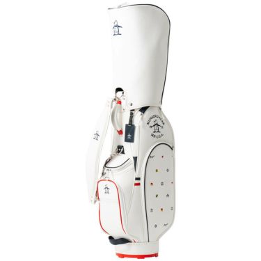 マンシングウェア Munsingwear　レディース フラッグ飛び柄 キャディバッグ MG5SCB02L WH ホワイト　2025年モデル 詳細3