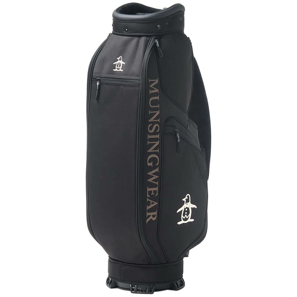 マンシングウェア Munsingwear　メンズ ファブリック キャディバッグ MG5SCB02M BK ブラック　2025年モデル 詳細2